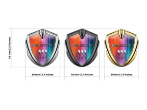 Buick Metal Domed Emblem Tuning Design Shiny Max